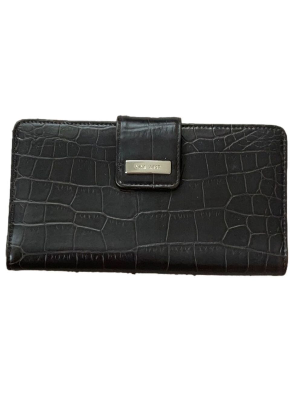 Nine West Dark Brown Leather Wallet